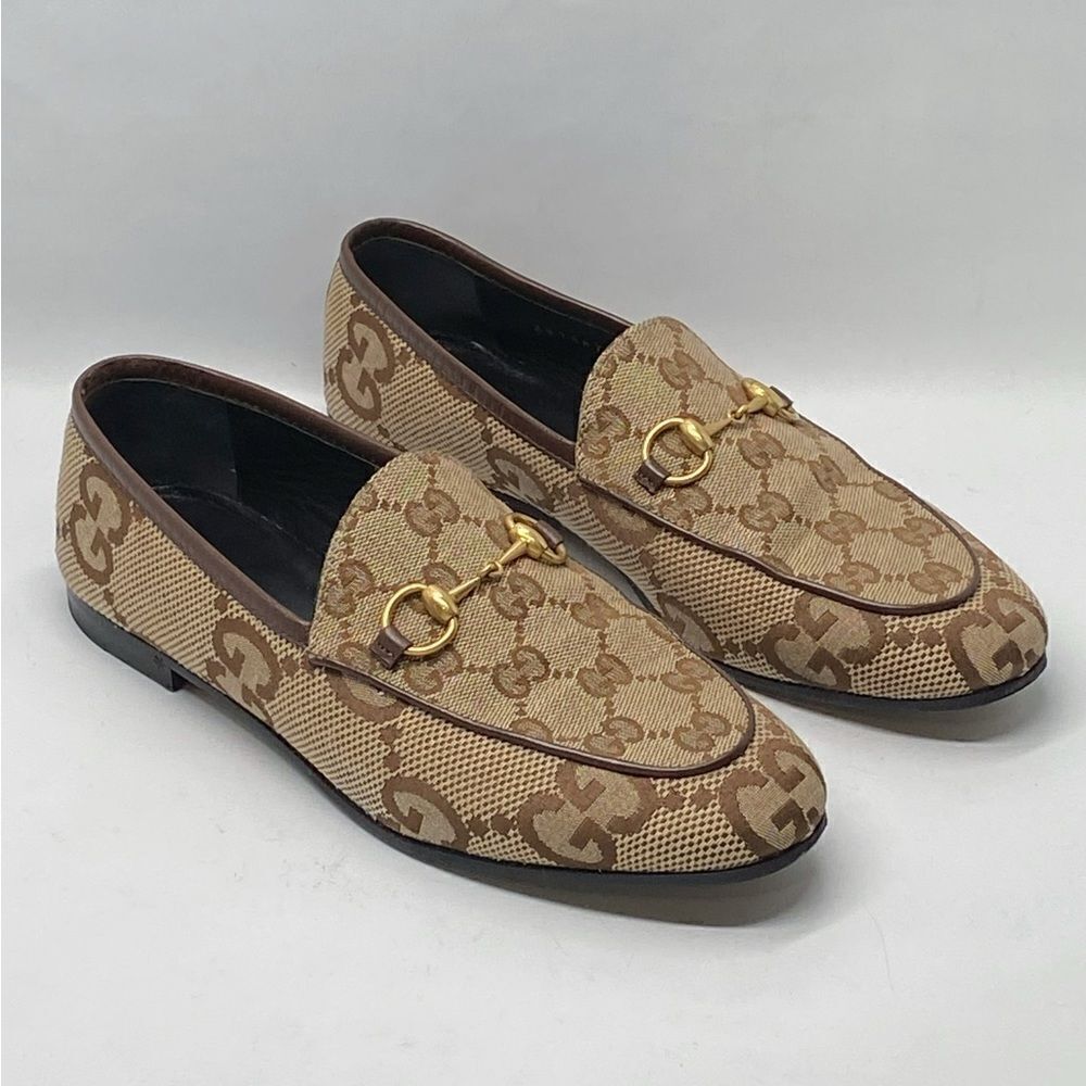 Gucci Jordaan Supreme Canvas Horsebit Loafer size 36.5 - Picture 4 of 13